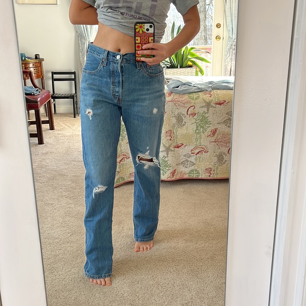 levi’s 501 straight leg jean